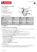 Предварительный просмотр 8 страницы MW TOOLS 794001150 Manual