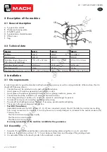 Предварительный просмотр 12 страницы MW TOOLS 794001150 Manual