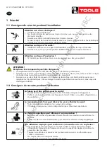 Предварительный просмотр 17 страницы MW TOOLS 829300220 Manual