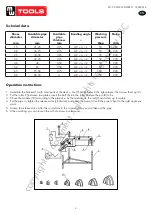 Предварительный просмотр 4 страницы MW TOOLS CAT2216 Manual