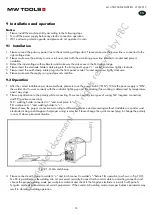 Предварительный просмотр 76 страницы MW TOOLS TIG 200 PAC Manual