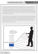 Предварительный просмотр 13 страницы MWf DIGGER 800-ULTRA User Manual