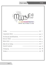 Preview for 2 page of MWf Inspector 900-Plus User Manual