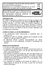 Preview for 2 page of Mx Onda LEV7200 Instruction Manual