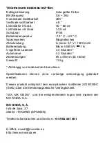 Preview for 10 page of Mx Onda LEV7200 Instruction Manual