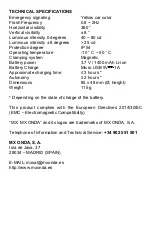 Preview for 13 page of Mx Onda LEV7200 Instruction Manual