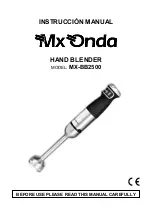 Preview for 17 page of Mx Onda MX-BB2500 Instruction Manual