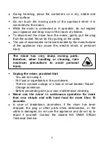 Preview for 20 page of Mx Onda MX-BB2500 Instruction Manual