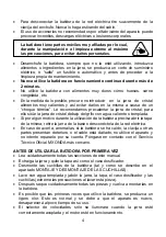 Preview for 4 page of Mx Onda MX-BBM2151 Instruction Manual