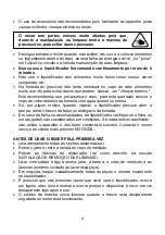 Preview for 12 page of Mx Onda MX-BBM2151 Instruction Manual