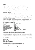 Preview for 16 page of Mx Onda MX-BBM2151 Instruction Manual