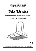 Preview for 14 page of Mx Onda MX-CDP2680 User And Installation Manual