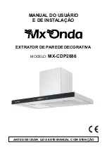 Preview for 16 page of Mx Onda MX-CDP2686 User And Installation Manual