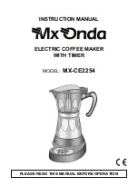 Предварительный просмотр 25 страницы Mx Onda MX-CE2254 Instruction Manual