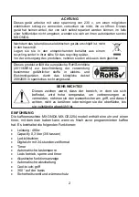 Предварительный просмотр 38 страницы Mx Onda MX-CE2254 Instruction Manual