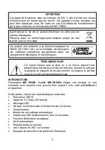 Предварительный просмотр 50 страницы Mx Onda MX-CE2254 Instruction Manual