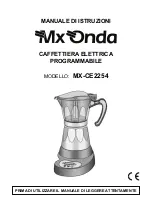 Предварительный просмотр 61 страницы Mx Onda MX-CE2254 Instruction Manual