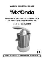 Preview for 1 page of Mx Onda MX-EZ2230 Instruction Manual