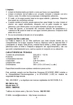 Preview for 9 page of Mx Onda MX-FR2126 Instruction Manual