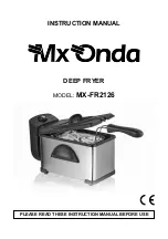 Preview for 19 page of Mx Onda MX-FR2126 Instruction Manual