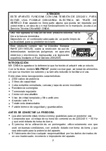 Preview for 2 page of Mx Onda MX-FR2127 Instruction Manual