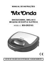 Preview for 9 page of Mx Onda MX-GR2165 Instruction Manual