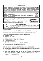 Предварительный просмотр 24 страницы Mx Onda MX-HC2159 Instruction Manual