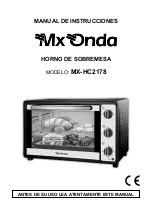 Mx Onda MX-HC2178 Instruction Manual предпросмотр