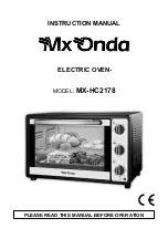 Preview for 51 page of Mx Onda MX-HC2178 Instruction Manual