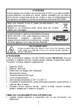 Preview for 22 page of Mx Onda MX-HC2181 Instruction Manual