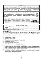 Предварительный просмотр 13 страницы Mx Onda MX-HC2183 Instruction Manual