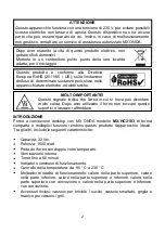 Предварительный просмотр 35 страницы Mx Onda MX-HC2183 Instruction Manual