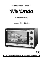 Предварительный просмотр 56 страницы Mx Onda MX-HC2183 Instruction Manual