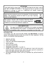 Предварительный просмотр 57 страницы Mx Onda MX-HC2183 Instruction Manual