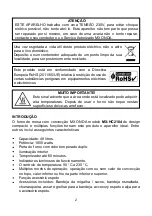 Preview for 14 page of Mx Onda MX-HC2184 Instruction Manual