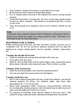 Preview for 71 page of Mx Onda MX-HC2184 Instruction Manual