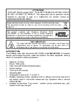 Preview for 49 page of Mx Onda MX-HC2193 Instruction Manual