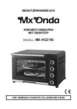 Preview for 59 page of Mx Onda MX-HC2193 Instruction Manual