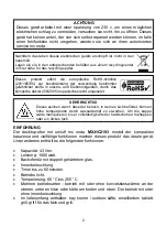 Preview for 60 page of Mx Onda MX-HC2193 Instruction Manual