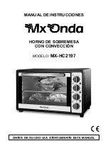 Preview for 1 page of Mx Onda MX-HC2197 Instruction Manual