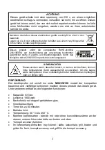 Предварительный просмотр 24 страницы Mx Onda MX-HC2198 Instruction Manual