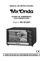 Предварительный просмотр 1 страницы Mx Onda MX-HC2600 Instruction Manual