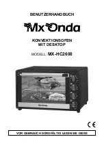 Preview for 49 page of Mx Onda MX-HC2600 Instruction Manual