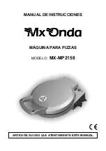 Предварительный просмотр 1 страницы Mx Onda MX-MP2158 Instruction Manual