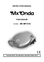 Предварительный просмотр 15 страницы Mx Onda MX-MP2158 Instruction Manual