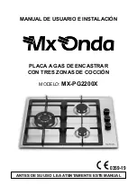 Mx Onda MX-PG2200X User And Installation Manual preview