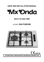 Предварительный просмотр 15 страницы Mx Onda MX-PG2200X User And Installation Manual