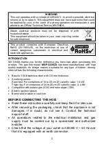 Preview for 29 page of Mx Onda MX-PG2202X User And Installation Manual