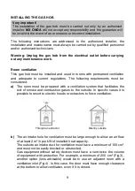 Предварительный просмотр 25 страницы Mx Onda MX-PG2204X User And Installation Manual