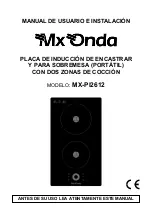 Mx Onda MX-PI2612 User And Installation Manual предпросмотр